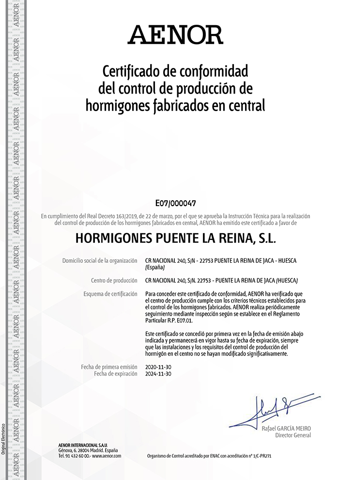 H CERTIFICADO AENOR CC-CPF