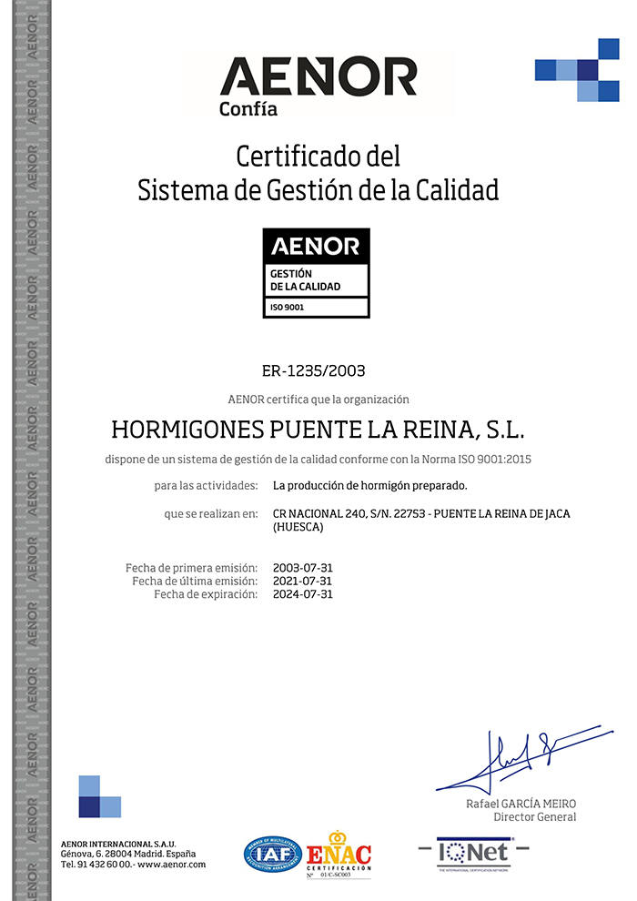 H CERTIFICADO ER-1235